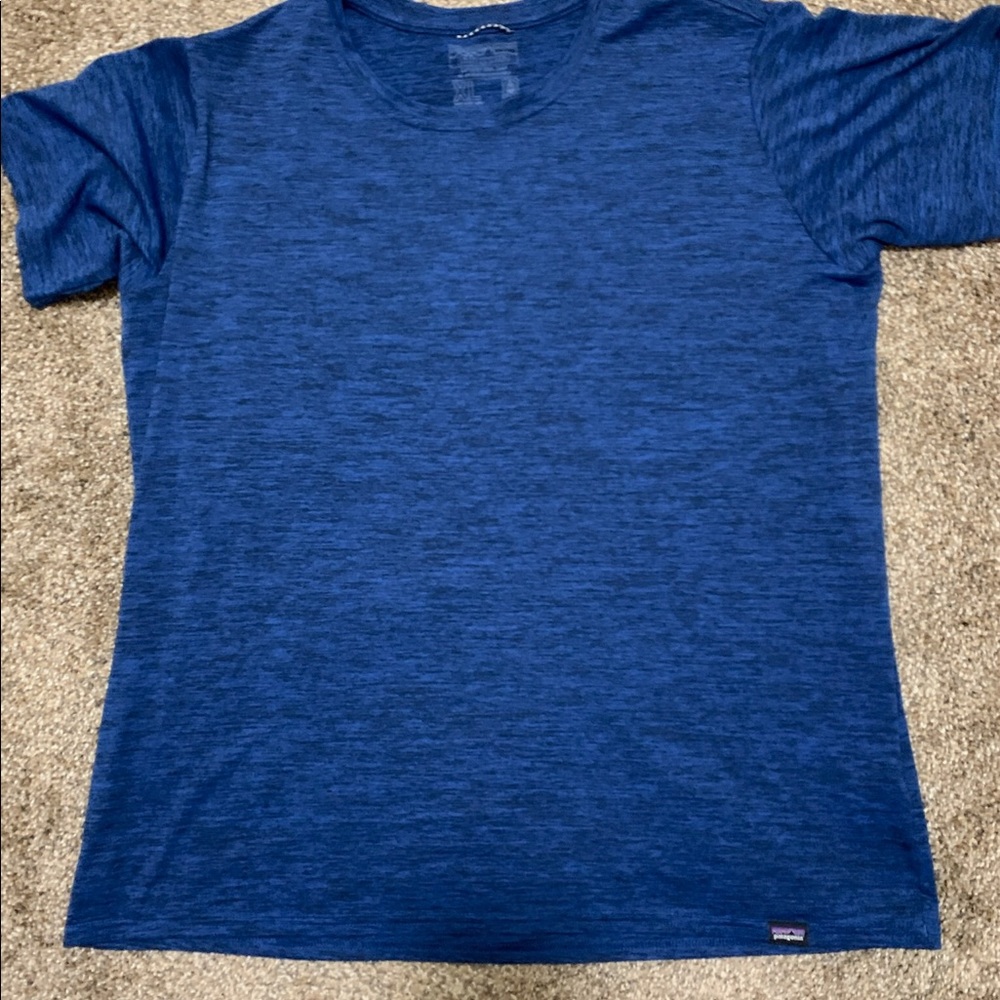 Patagonia Blue Short Sleeve Tee